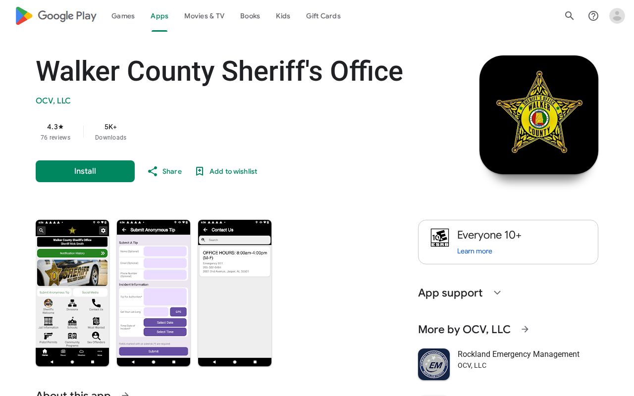 Walker County sheriff app for inmate and arrest information